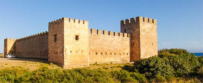 Venetian fortress, Frangokastello, Sfakia, Crete, Greece